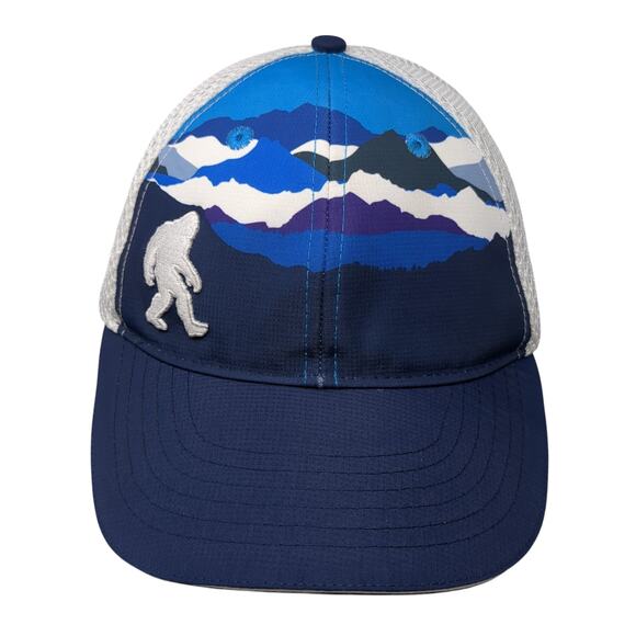 Headsweats Snapback Trucker Cap Blue One Size Adjustable Mesh Back Polyester - Picture 1 of 9